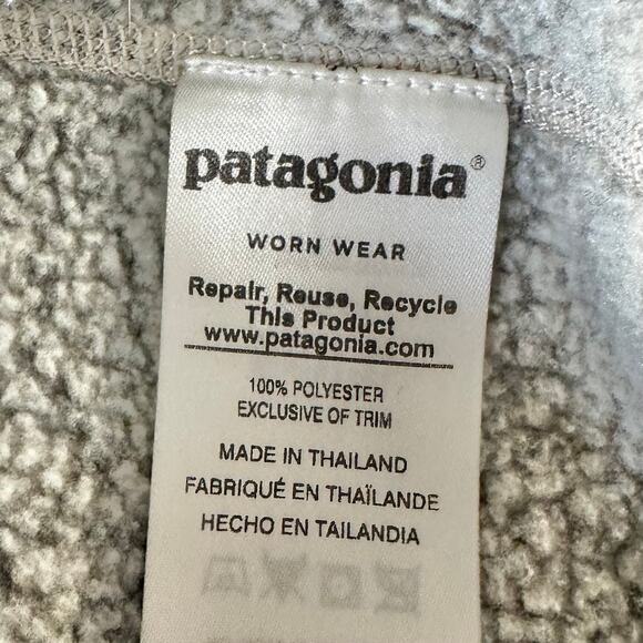 PATAGONIA | Women's Better Sweater 1/4-Zip Fleece in Birch White |XS - Picture 7 of 9
